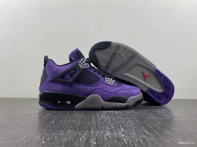 One Kick Scott Air Travis Jordan Suede Purple 4 x 0605
